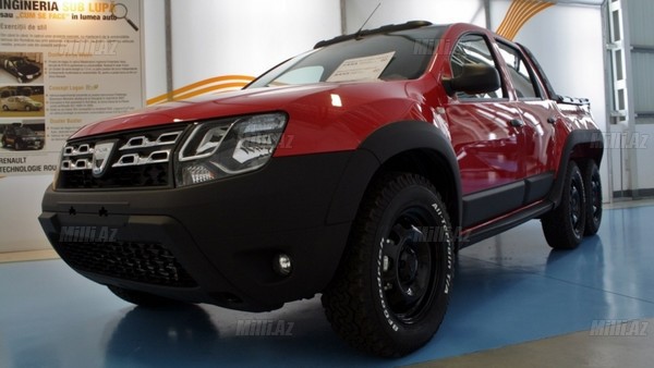 6 təkərli Renault Duster - FOTO