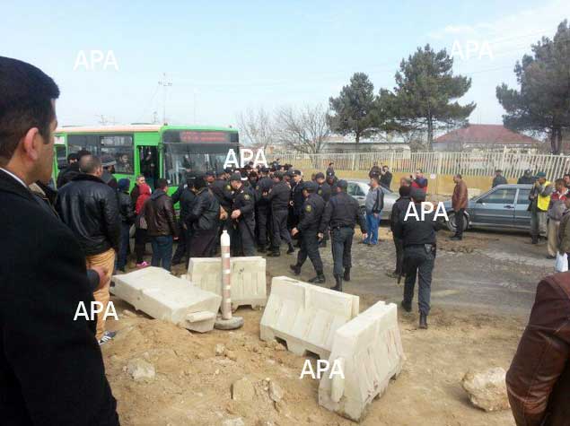 Pirşağı yolu açıldı, sakinlər icra başçısı ilə görüşdülər - YENİLƏNİB - FOTO