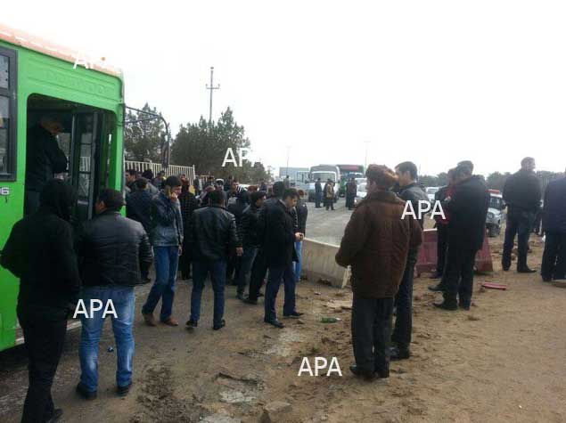 Pirşağı yolu açıldı, sakinlər icra başçısı ilə görüşdülər - YENİLƏNİB - FOTO