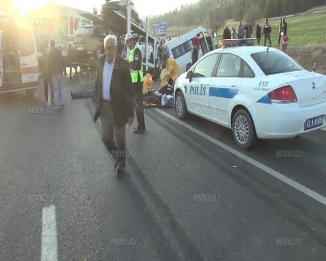 Türkiyədə avtobus aşıb, 9 ölü, xeyli yaralı var - YENİLƏNİB - VİDEO - FOTO