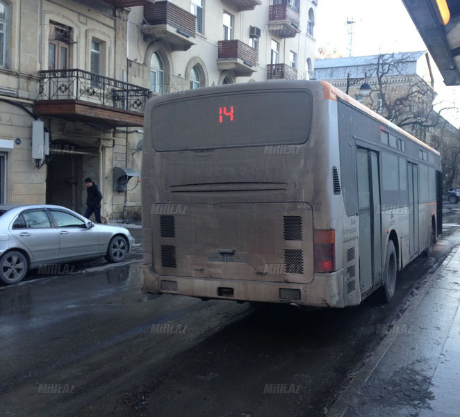 Bakı avtobusları gözlərimizi kor edir - FOTO